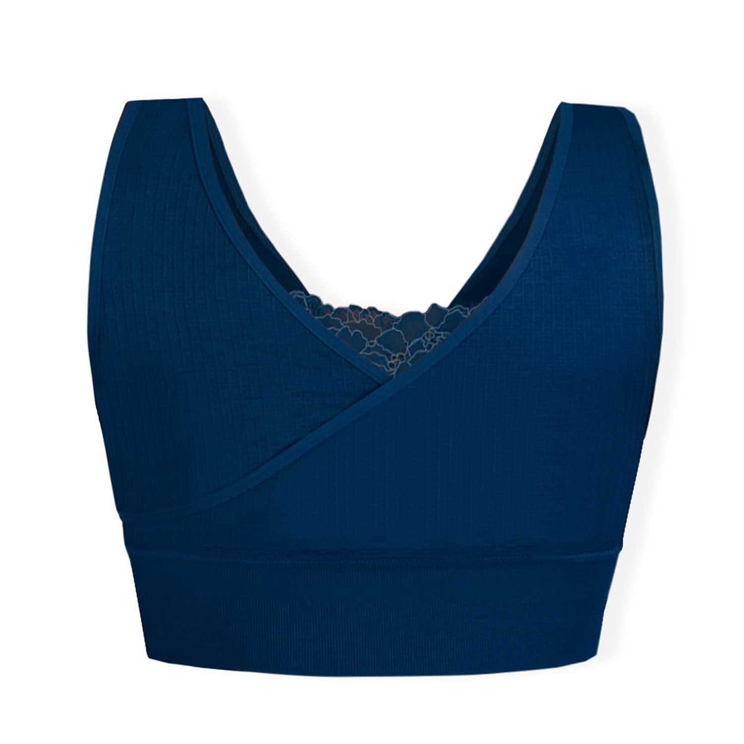 Sankom Switzerland Patent Classic Bra With Lace 