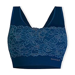 Sankom Switzerland Patent Classic Bra With Lace 