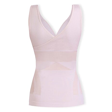 Sankom Switzerland Premium Cooling Bra With Vest (Size XXXL) - Pink