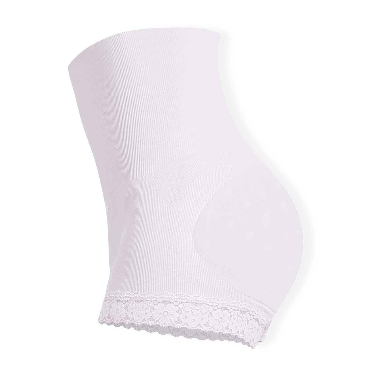 Sankom Switzerland Patent Premium Cooling White High Waisted Briefs (Size XXL- 18-20)