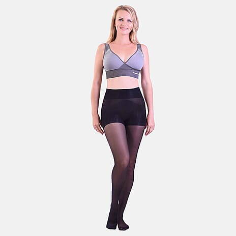 Sankom Active Compression Anti-Rip Fibre Breathable Tights (Size - L-XL) - Black