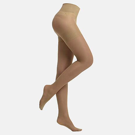Sankom Active Compression Anti-Rip Fibre Breathable Tights (Size - S-M) - Beige