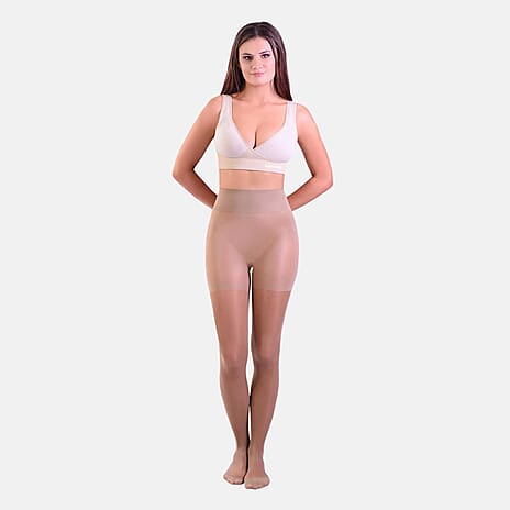 Sankom Active Compression Anti-Rip Fibre Breathable Tights (Size - L-XL) - Beige