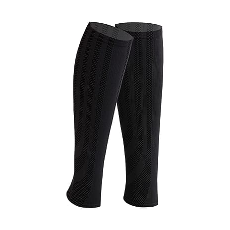 Sankom Active Compression Calf Sleeves (Size L-XL, 49-51 cm) - Black
