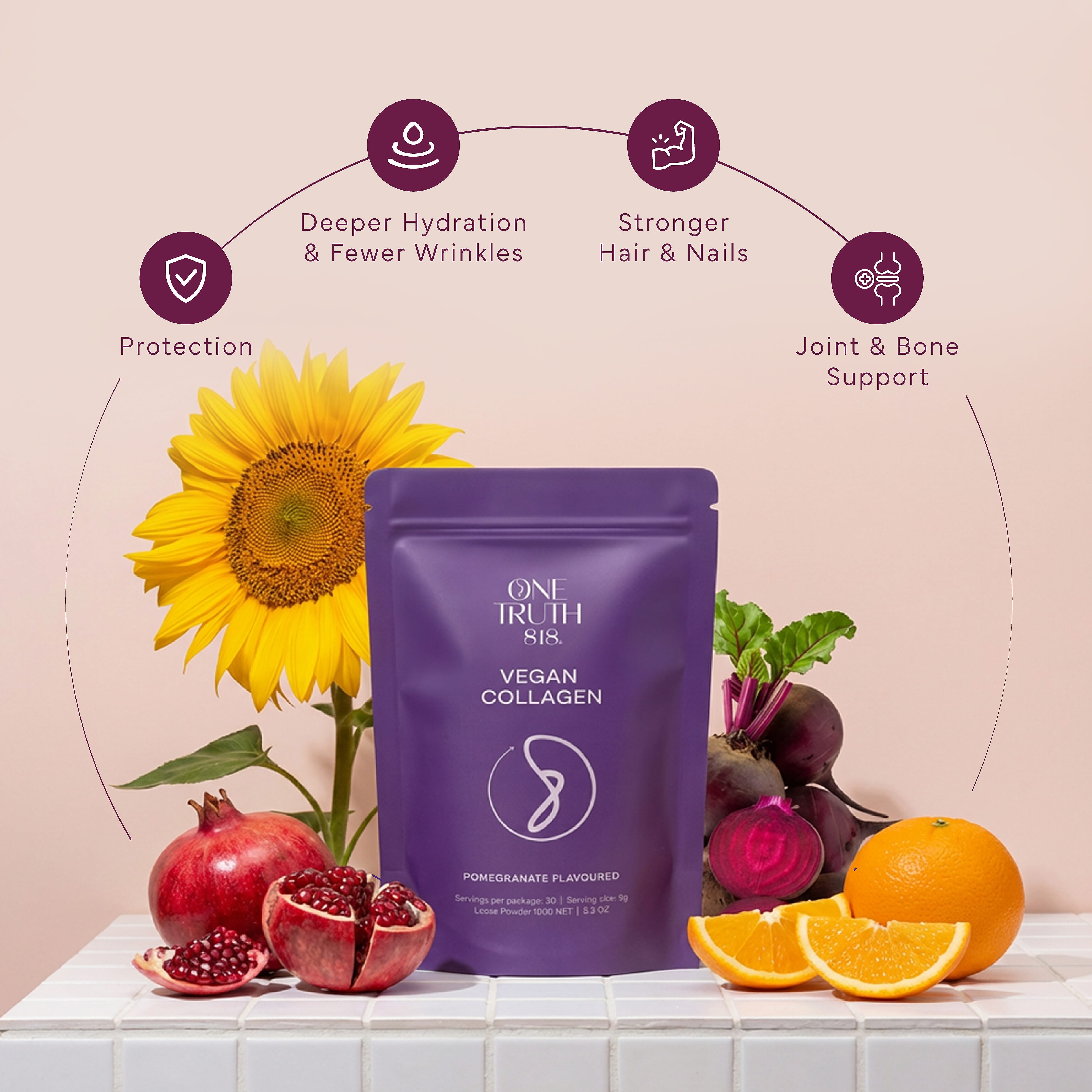 One Truth 818 Vegan Collagen Drink