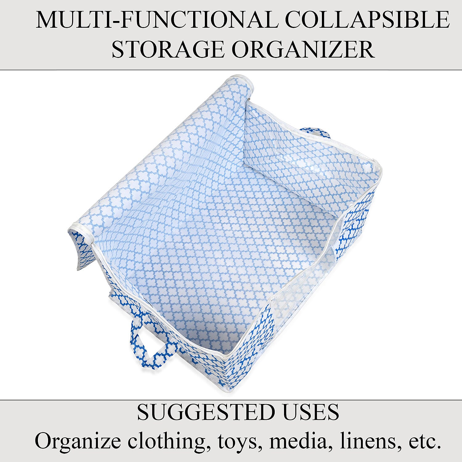 Patterned Storage Box (Size 60x30x45 cm)