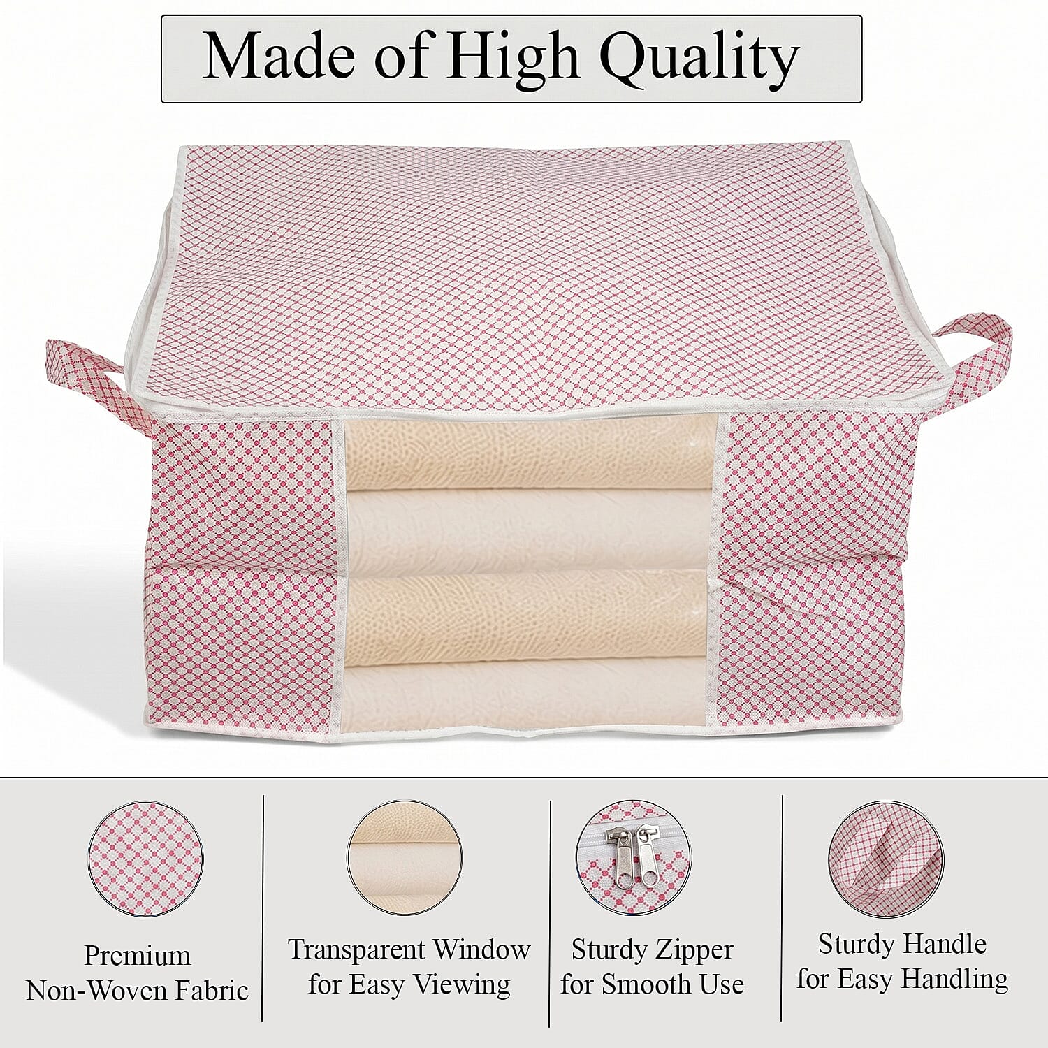 Patterned Storage Box (Size 60x30x45 cm)