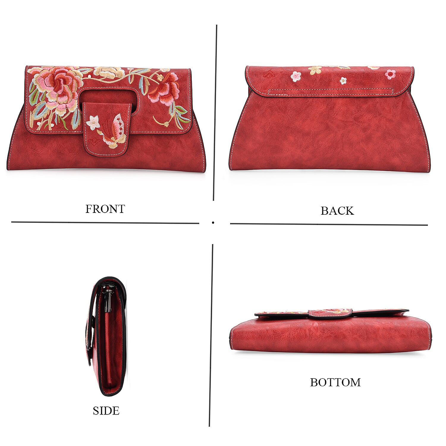 Crossbody Bag (Size - One Size) - Red