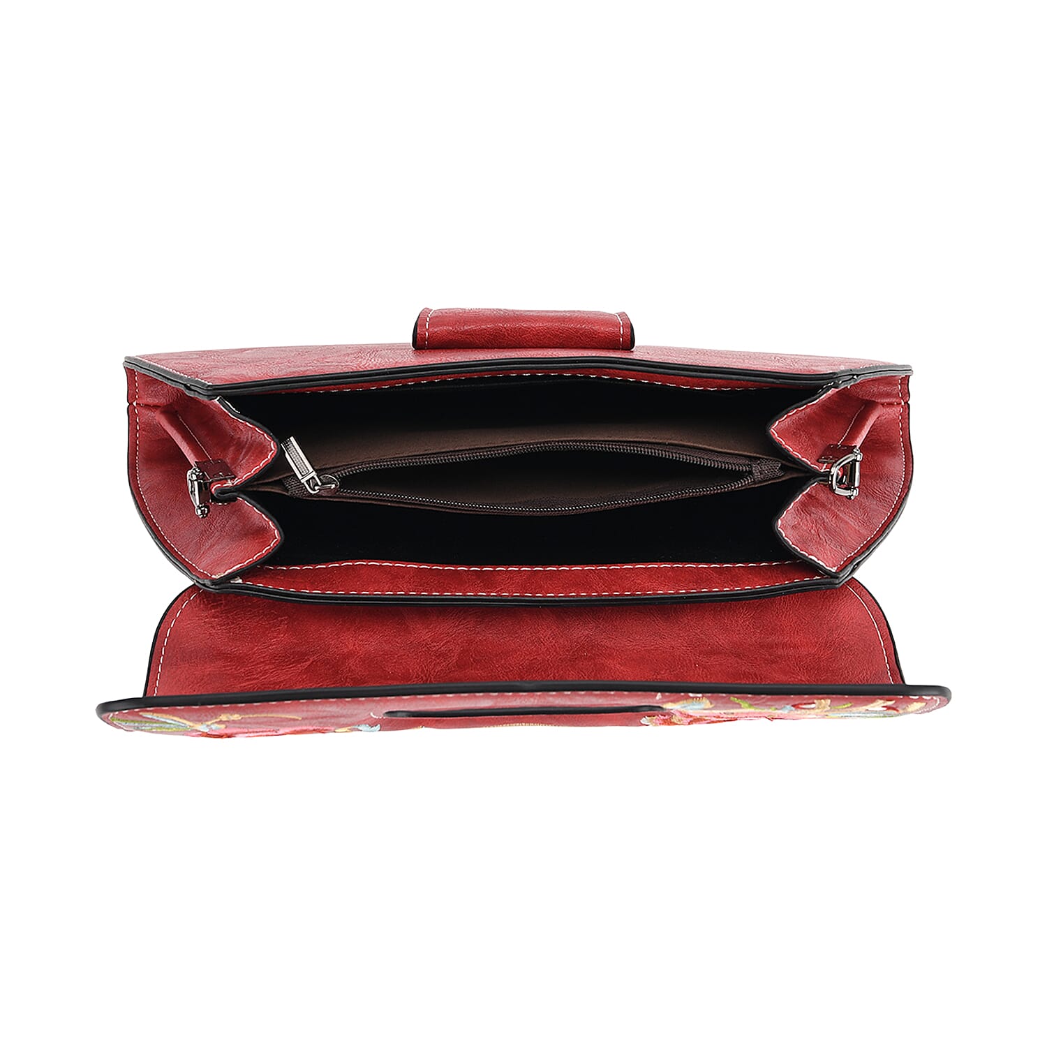 Crossbody Bag (Size - One Size) - Red