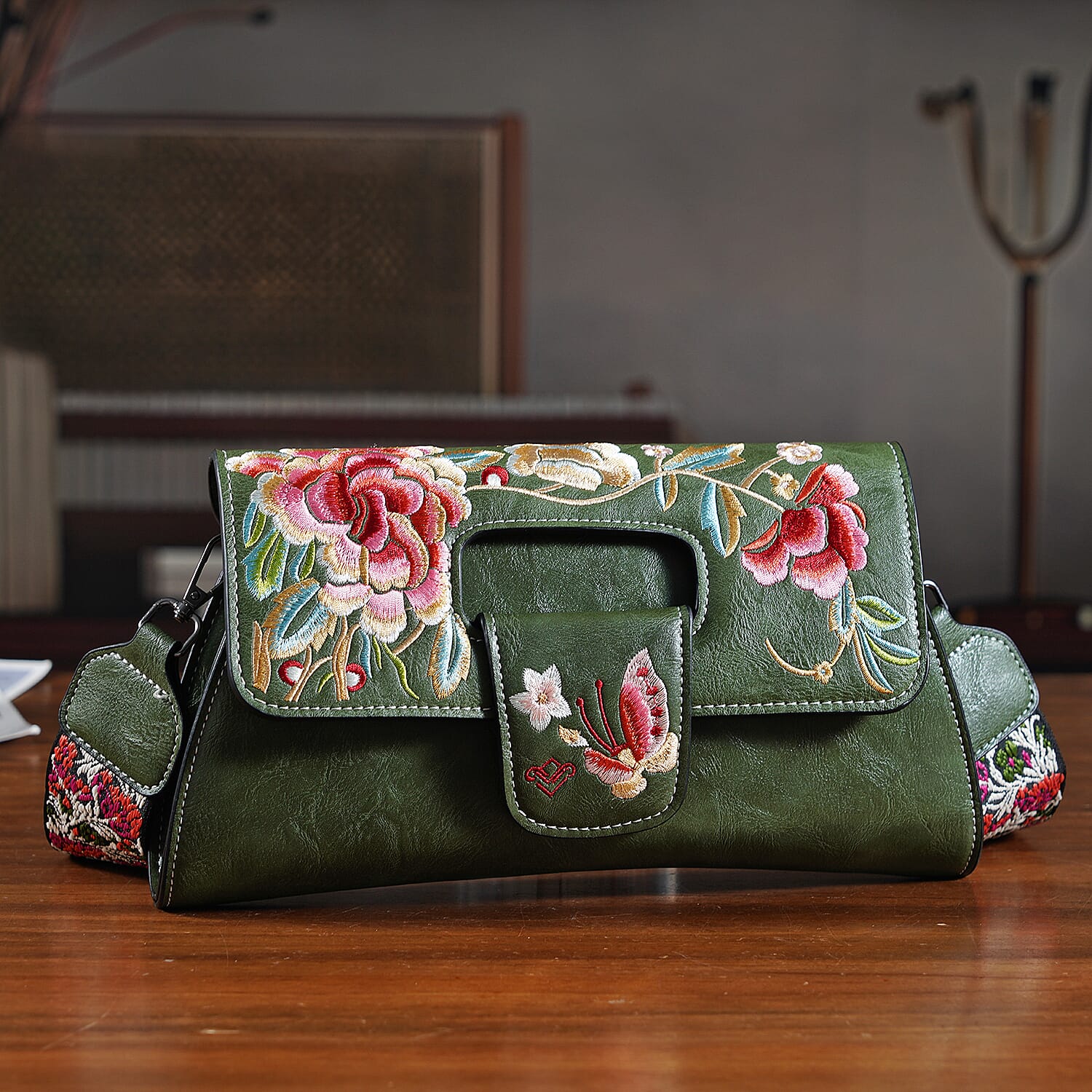 Crossbody Bag (Size - One Size) - Green
