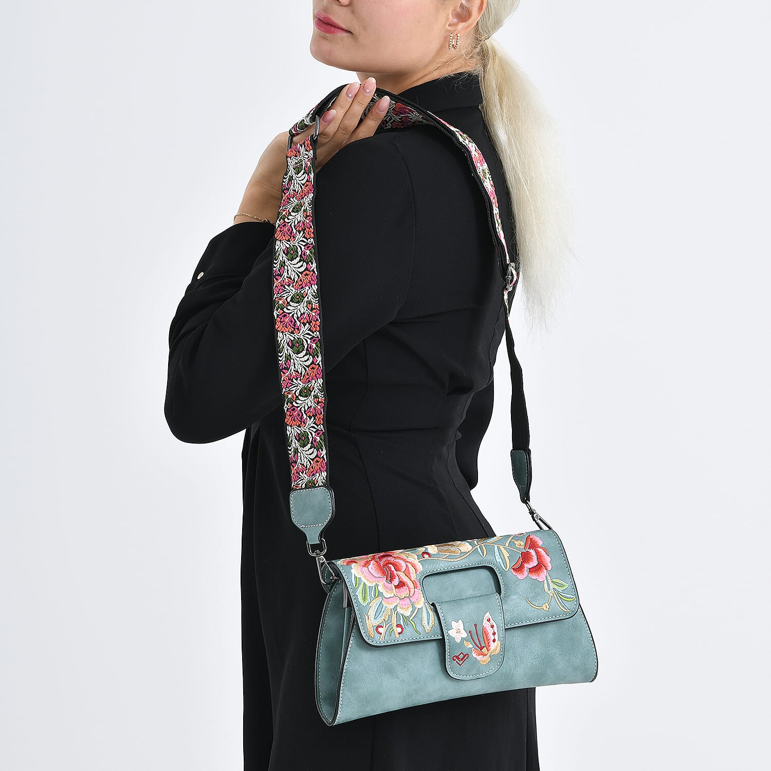 Crossbody Bag (Size - One Size) - Blue