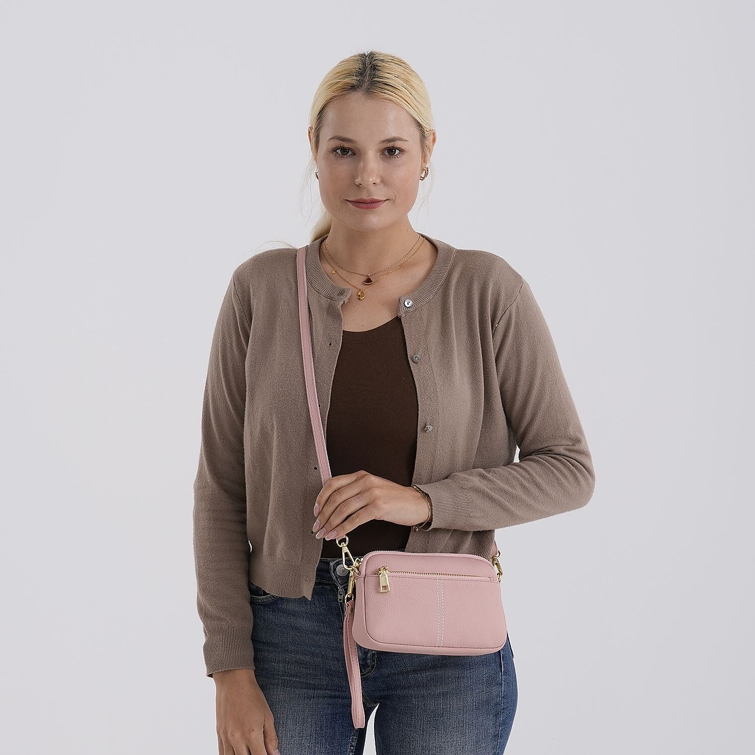 Crossbody Bag (Size - One Size) - Pink
