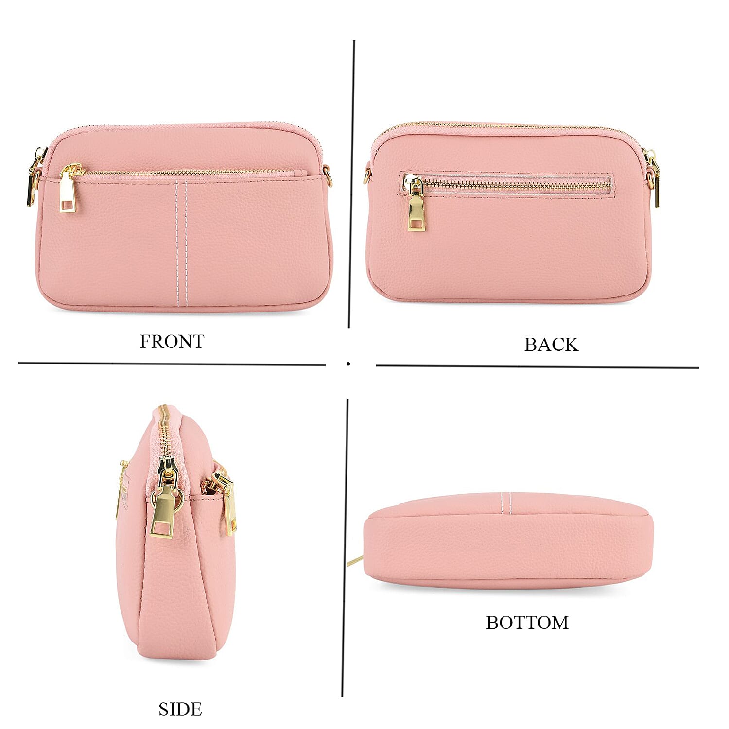 Crossbody Bag (Size - One Size) - Pink
