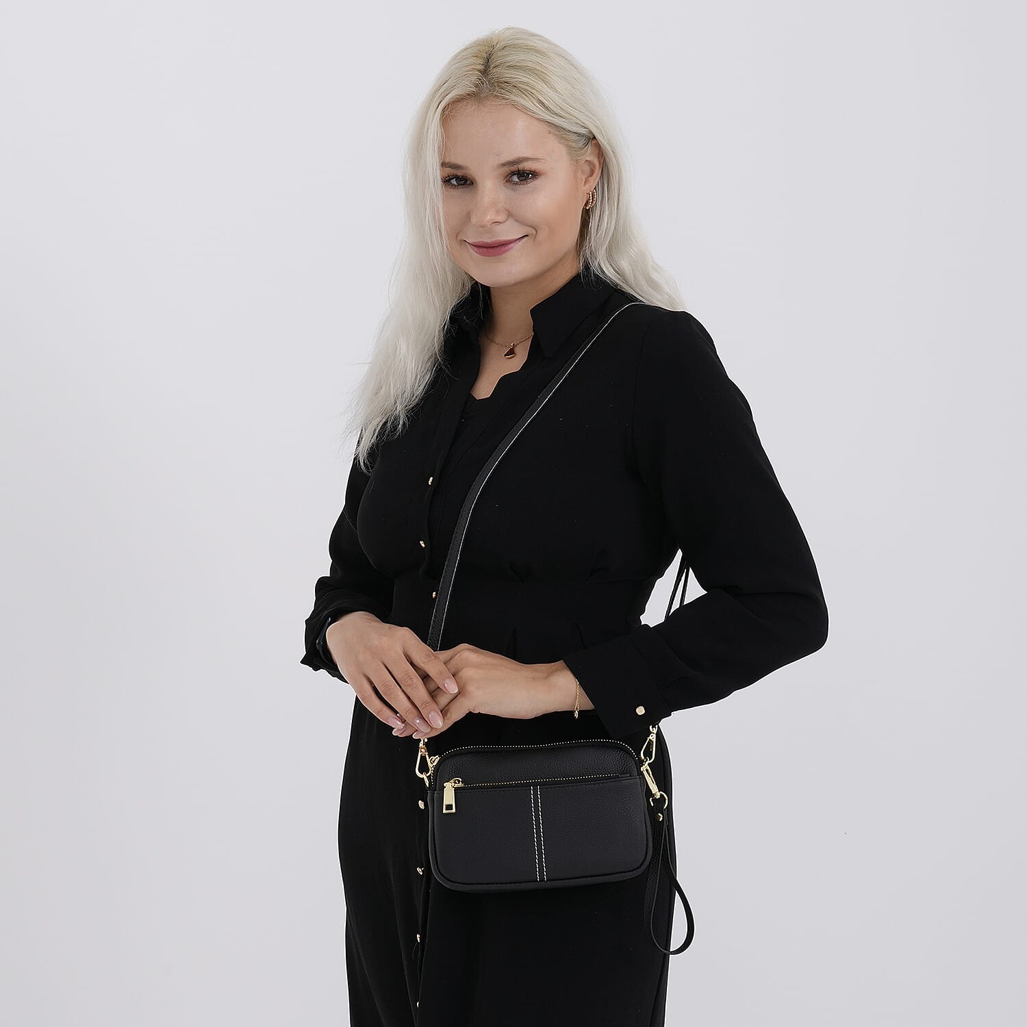 Crossbody Bag (Size - One Size) - Black