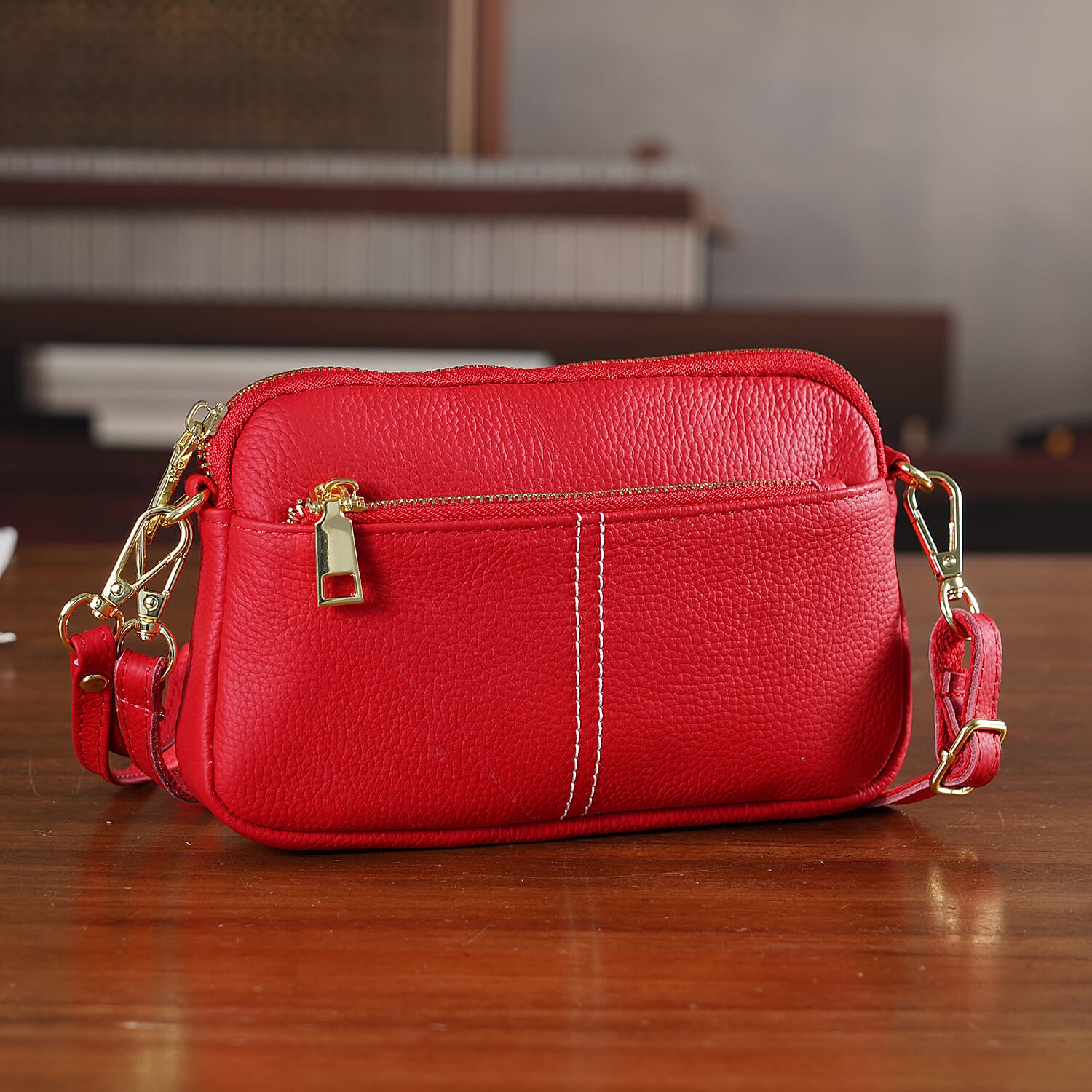 Crossbody Bag (Size - One Size) - Red