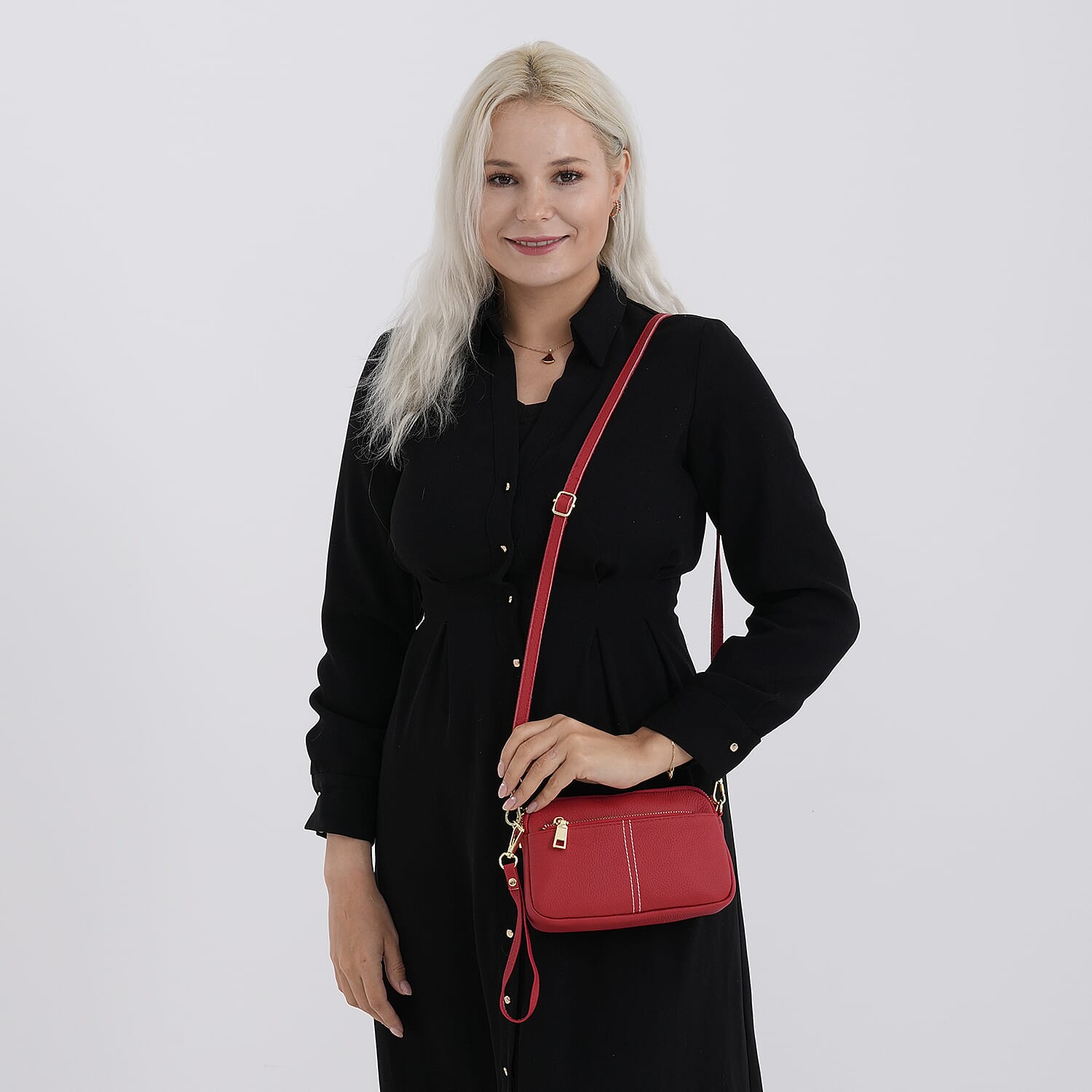 Crossbody Bag (Size - One Size) - Red