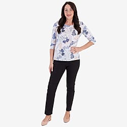 Sugar Crisp Elasticated Waistband Jeans with 27 inch Leg 