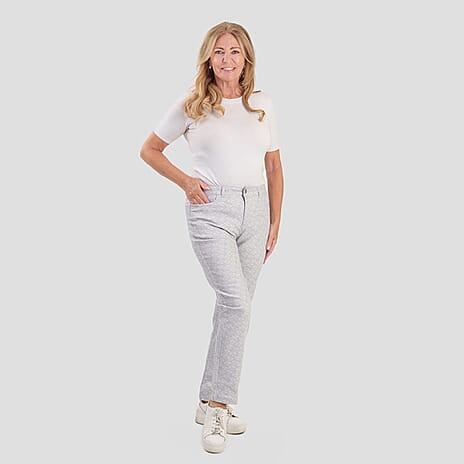 Sugar Crisp Cotton Jean and Pant-Trouser (Size - 16) - Gray