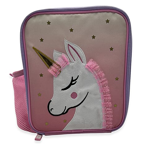 Polar Gear Kids Unicorn Stars Dublin Lunch Bag - Insulated Pink Cool Bag