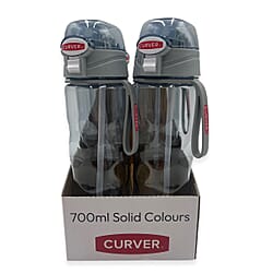 Curver Clear Bottle (700ml) - Green