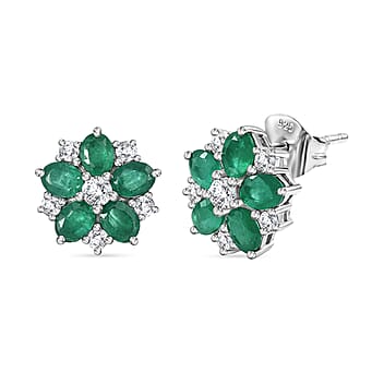 https://tjcuk.sirv.com/Products/84/2/8420978/Luxuriant-Zambian-Emerald-SI-GH-Lab-Grown-Diamond-Floral-Earring-with-_8420978.jpg?w=342&h=342