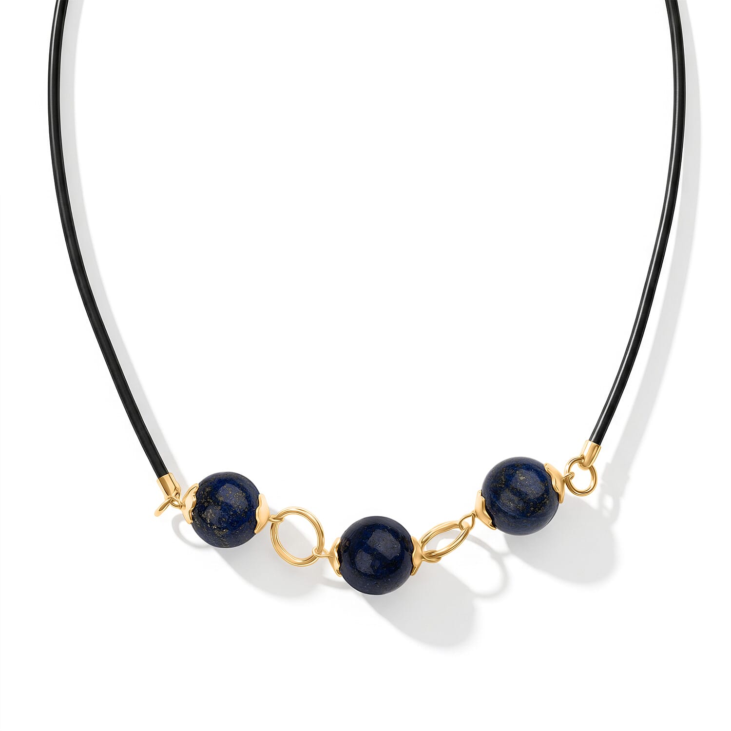 Lapis Lazuli Necklace (Size - 18-2 Ext) with Lobster Clasp 12.00 Ct.