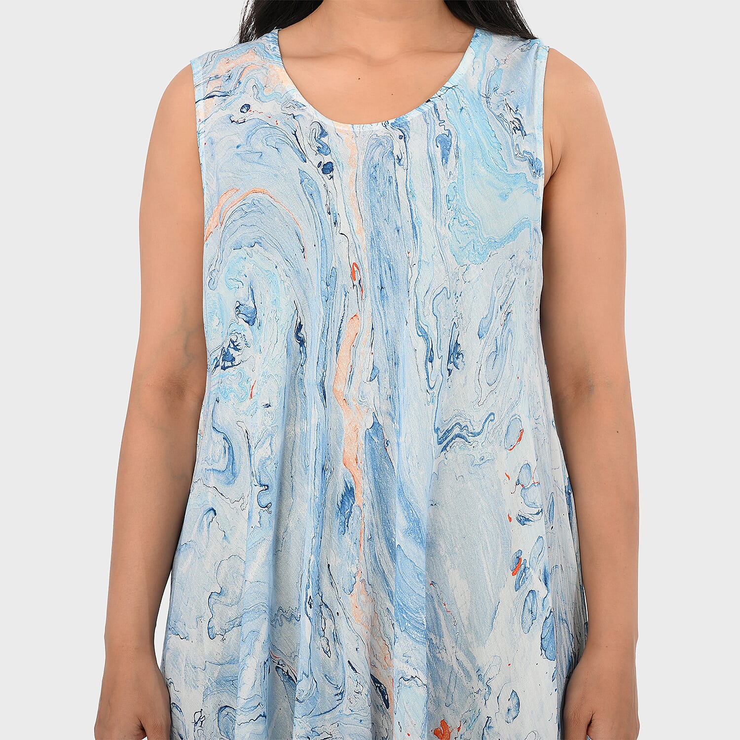 & Maisi Printed Dress (Size - One Size) - Blue