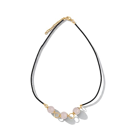 Tucson Close Out- Rose Quartz Necklace (Size - 18-2 Ext) with Lobster Clasp 12.00 Ct.