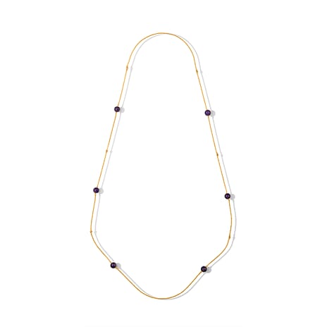 African Amethyst Necklace (Size - 36) 3.40 Ct.