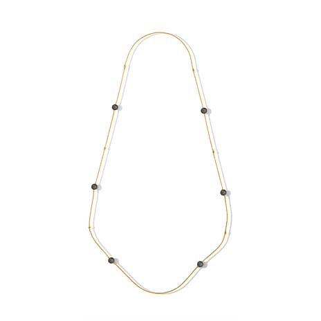 Labradorite Necklace (Size - 36) 3.40 Ct