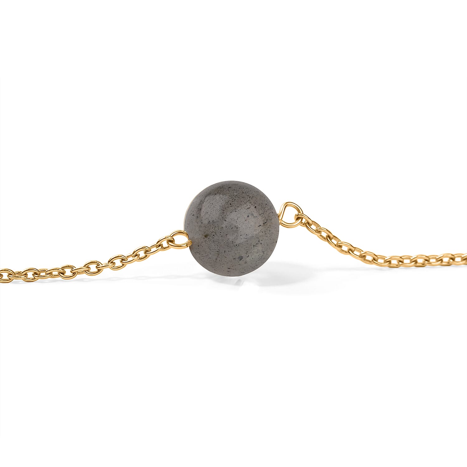 Labradorite Necklace (Size - 36) 3.40 Ct