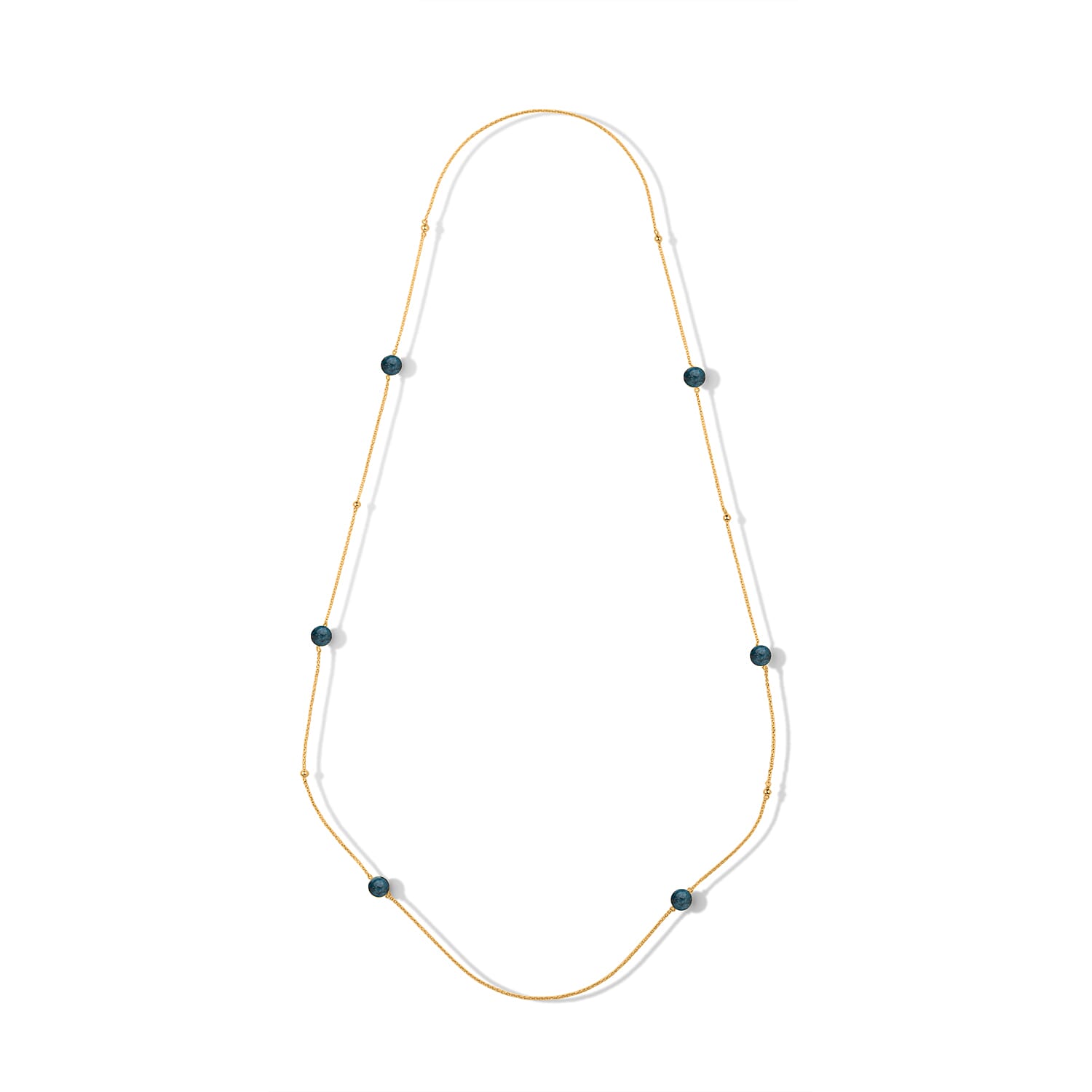 One Time Deal-Neon Apatite Necklace (Size - 36)