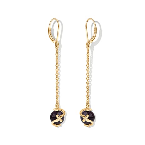 African Amethyst Earring with Lever Back 3.40 Ct.