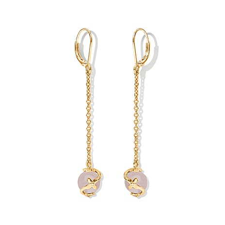 Tucson Close Out -Rose Quartz Earring with Lever Back
