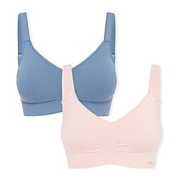 Bella Bodies Pack of 2 - Quick Dry Ultimate Travel Seamless Bra