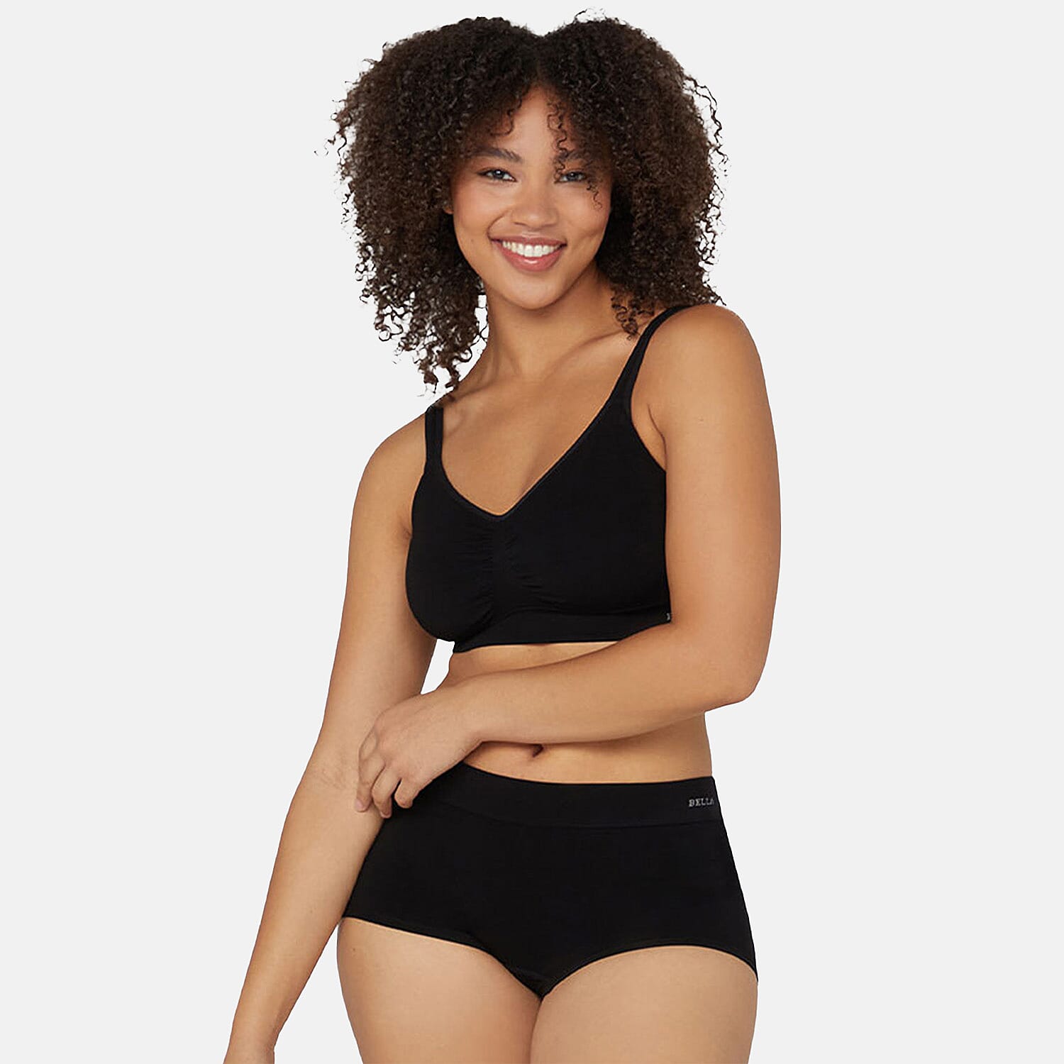 Bella Bodies Pack Of 2 - Seamless Full Coverage&nbsp;Bamboo Girlshort 