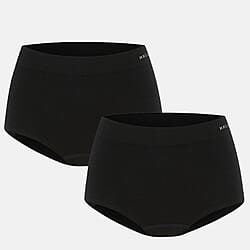 Bella Bodies Pack Of 2 - Seamless Full Coverage&nbsp;Bamboo Girlshort 