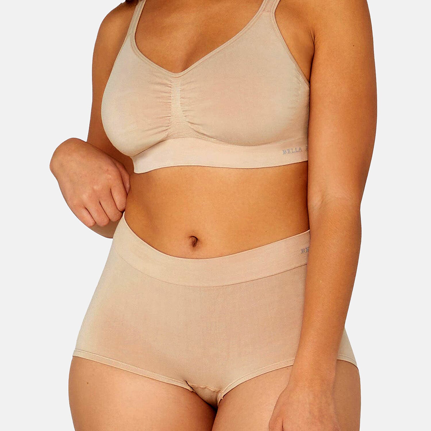 Bella Bodies Pack Of 2 - Seamless Full Coverage&nbsp;Bamboo Girlshort 