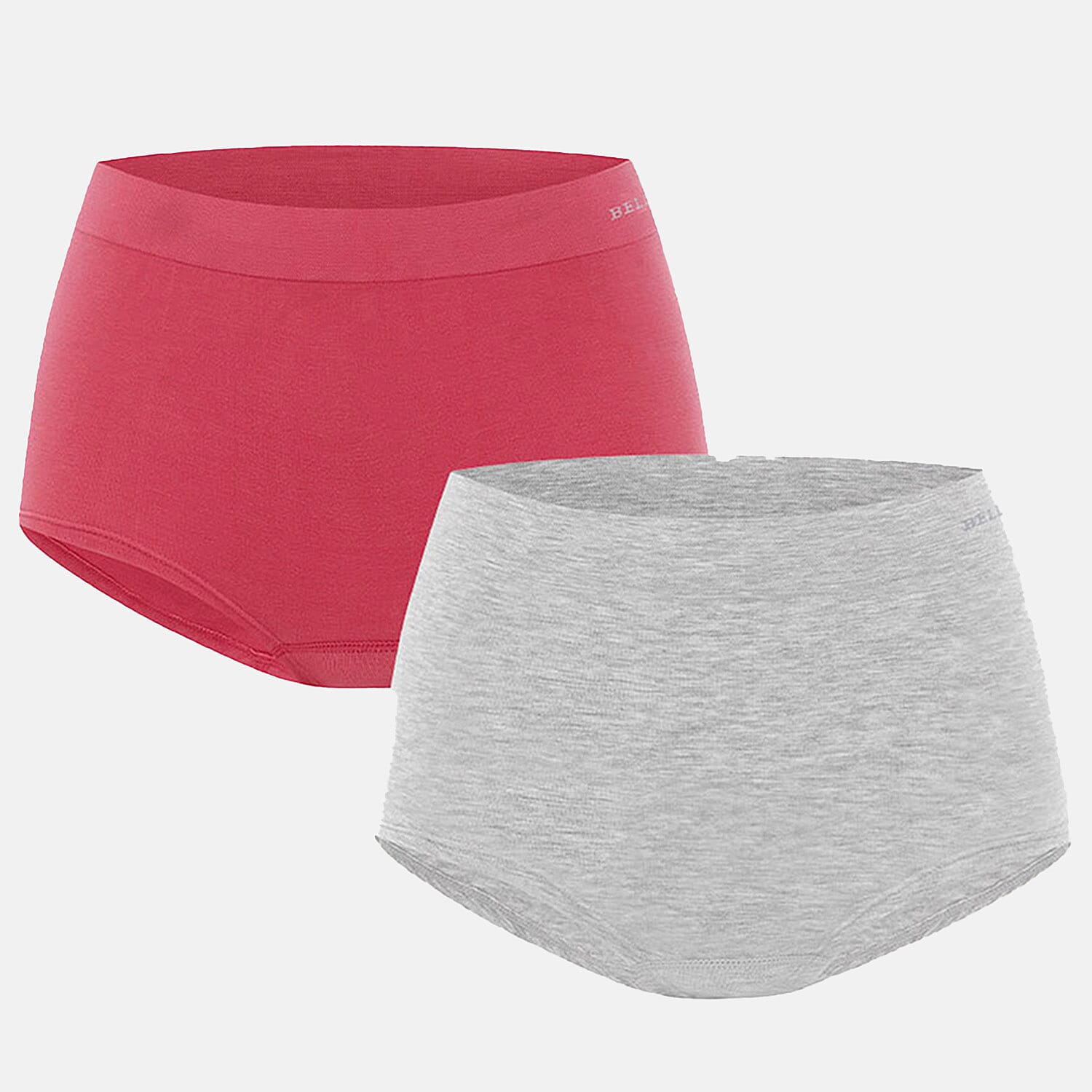Bella Bodies Pack Of 2 - Seamless Full Coverage&nbsp;Bamboo Girlshort 