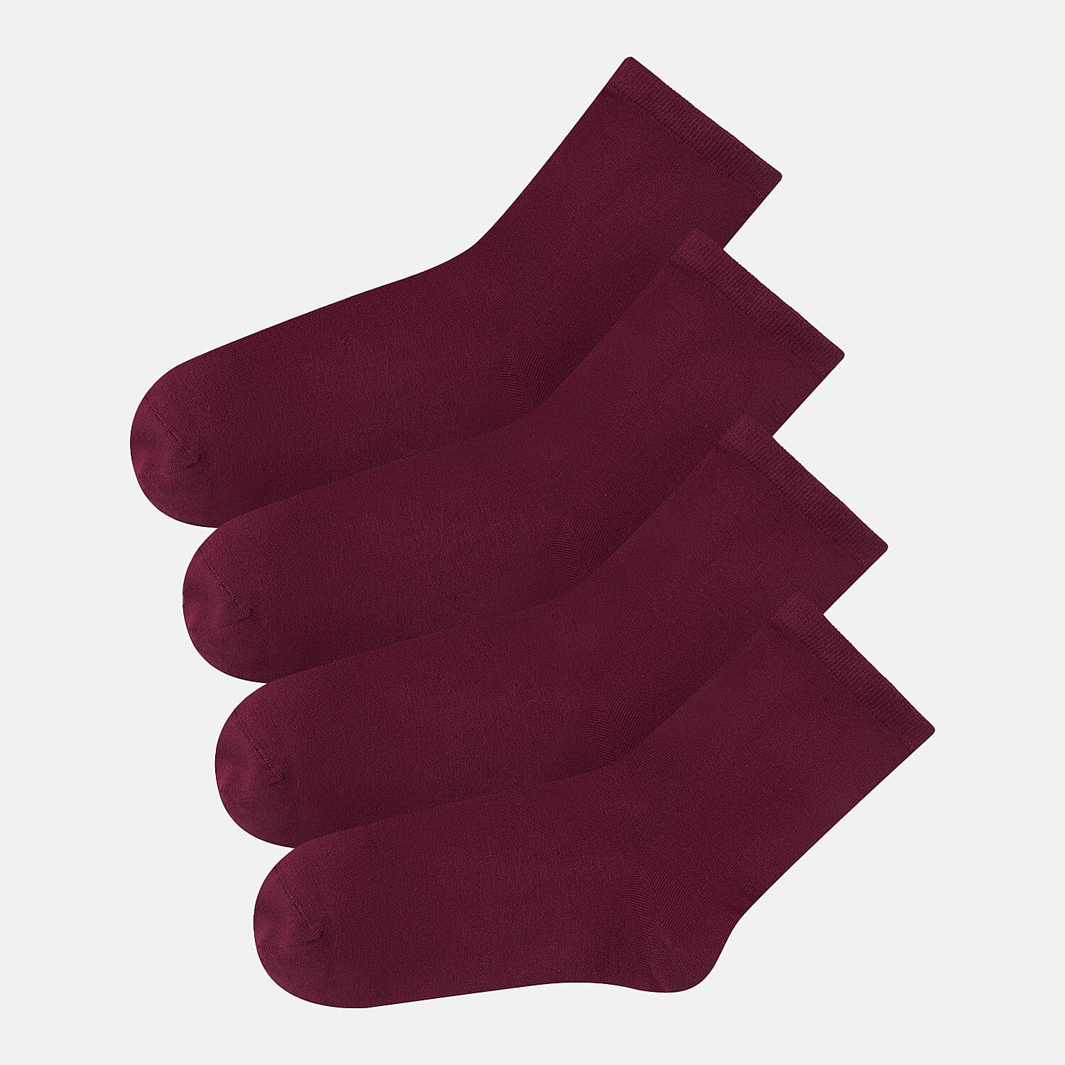 Bella Bodies Pack Of 2 - Bamboo Boot Socks (One Size) - Cherry Berry