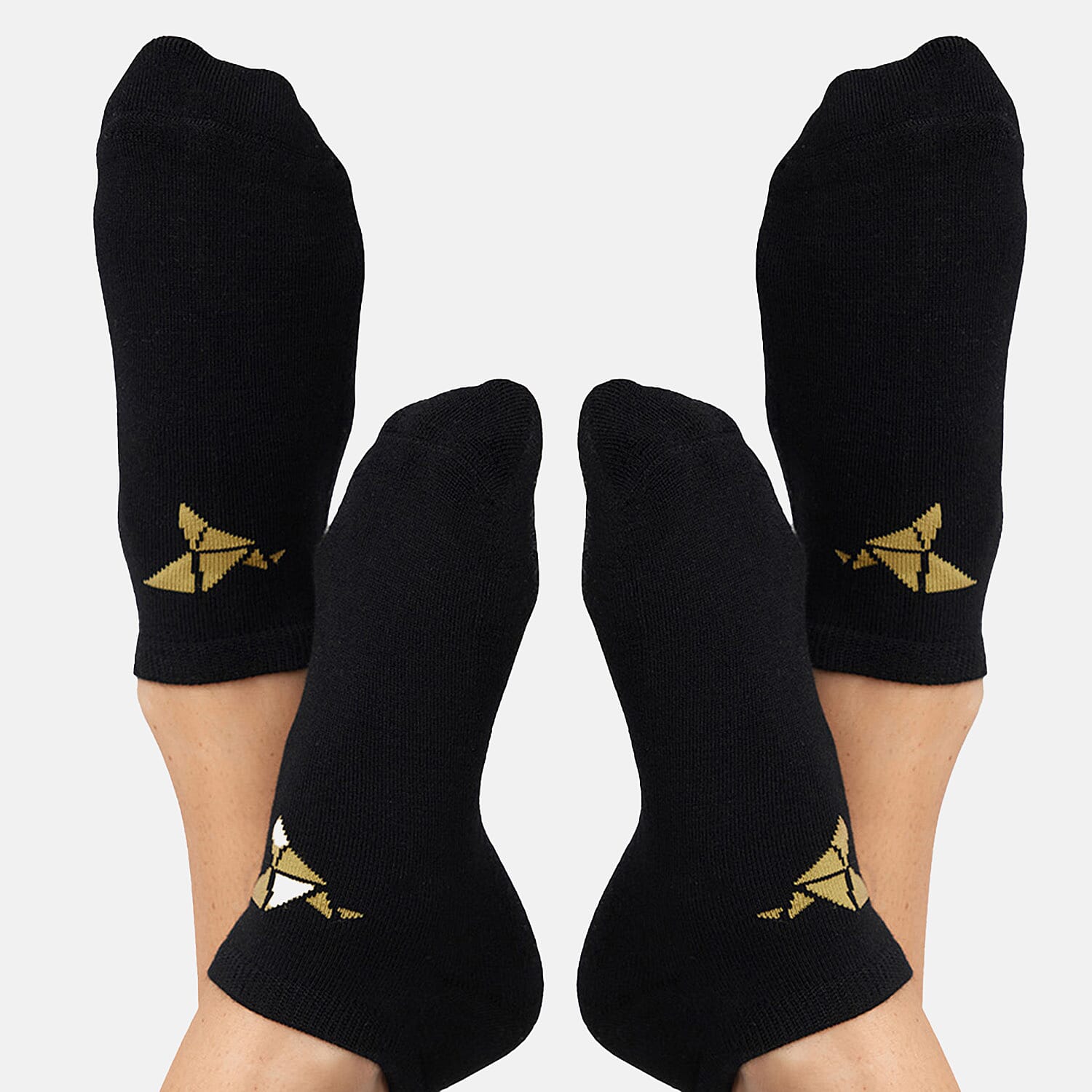 Bella Bodies Pack Of 2 - Bamboo Viscose Cushioned Sneaker Socks 
