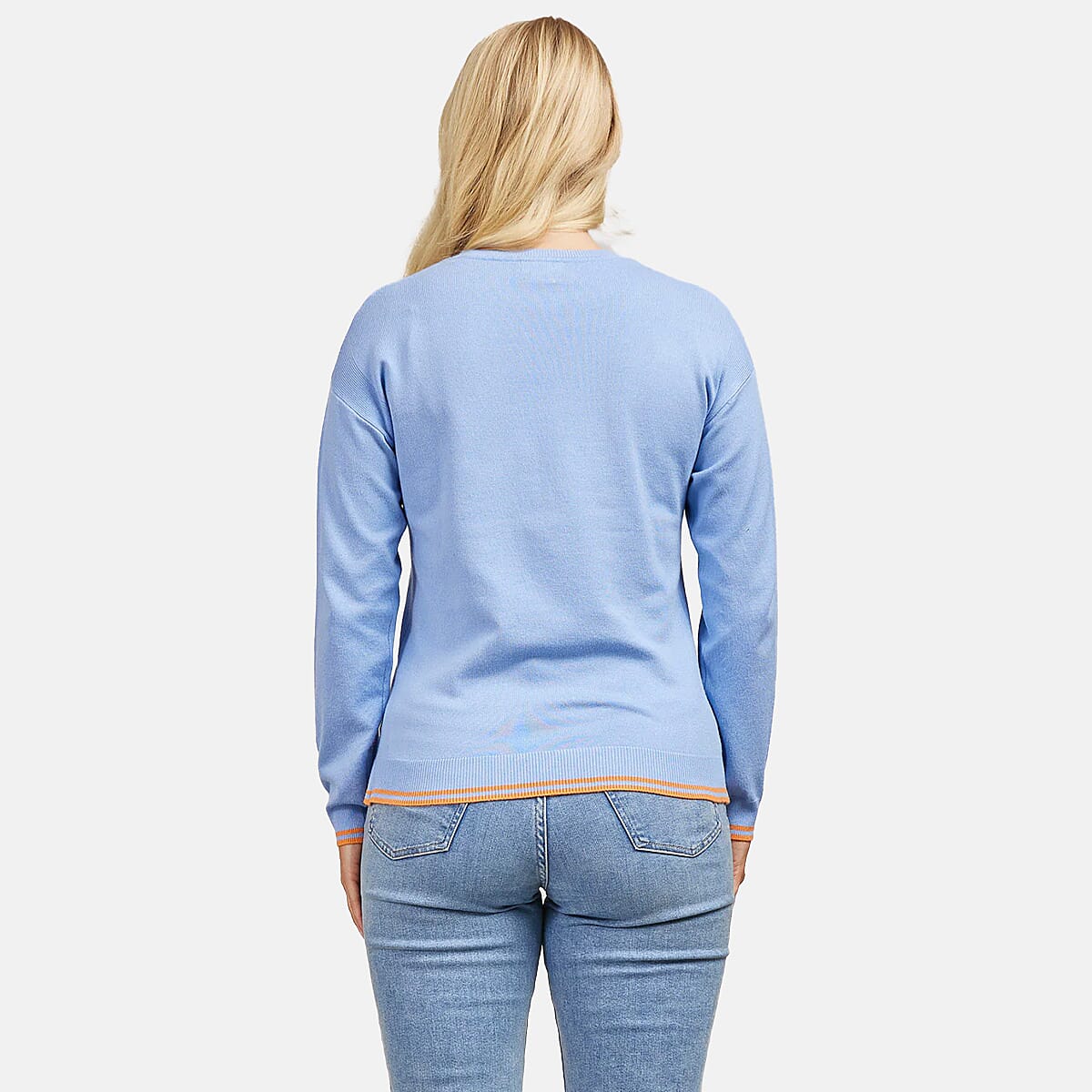 Mudflower boat and anchor Embroidery Jumper