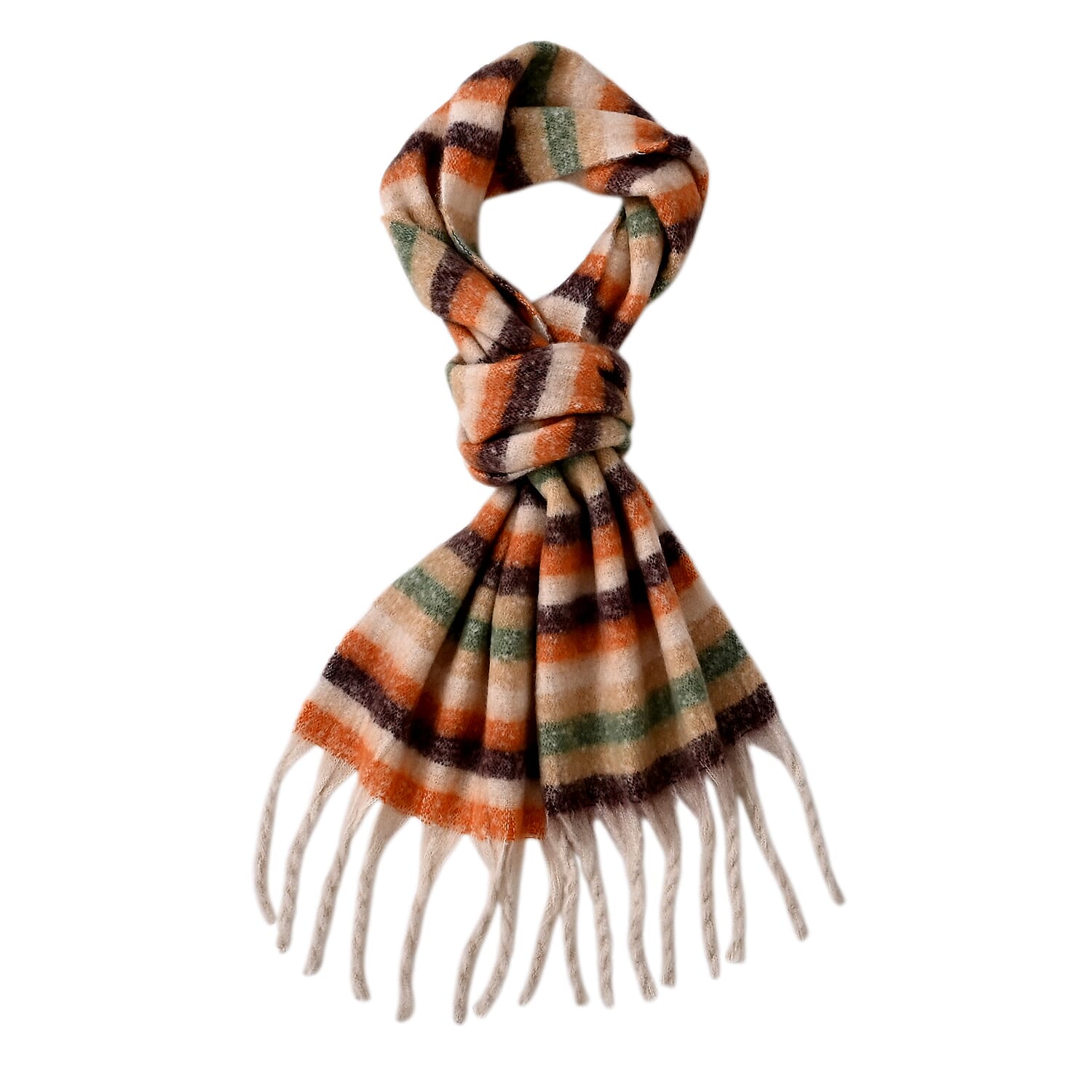 & Maisi Checkered Scarf (Size - One Size) - Multi Color