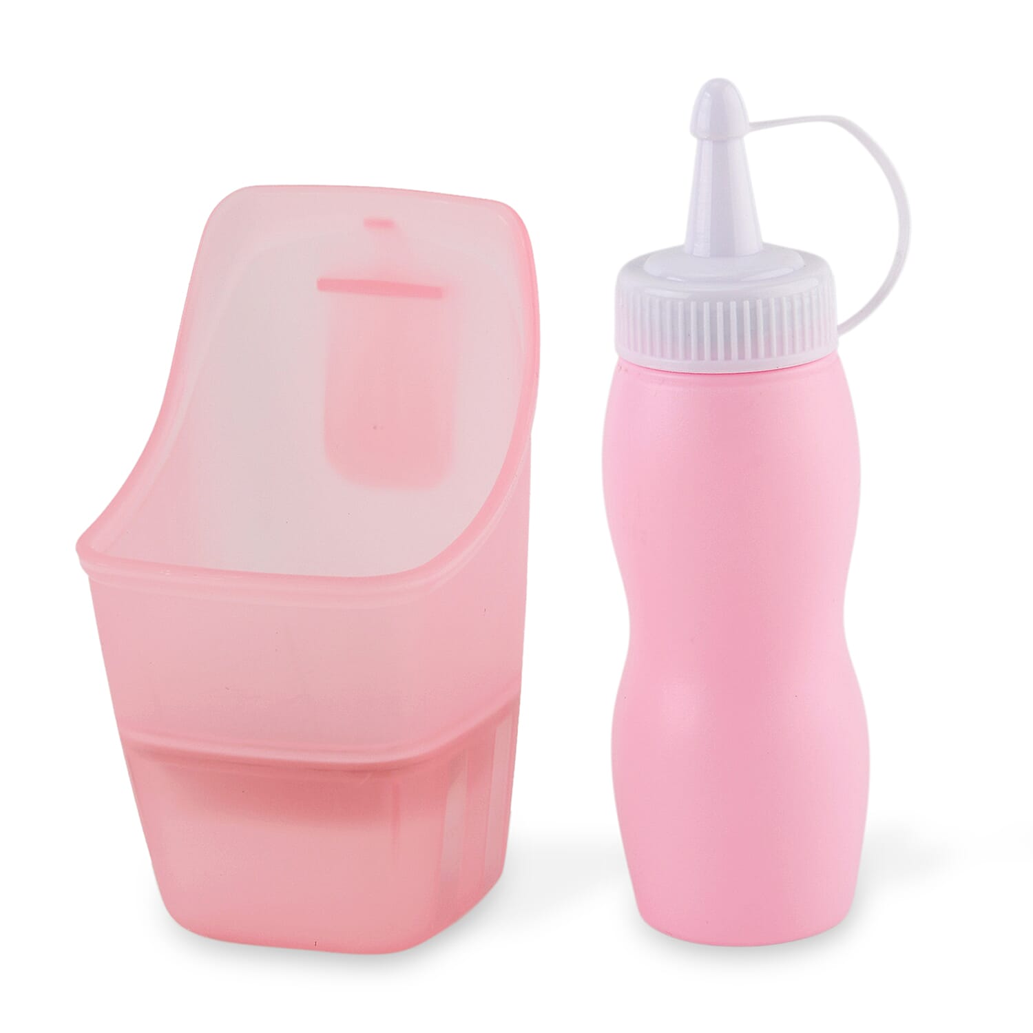 Elastic Bubble Smoke Bomb Toy Wand - Rechargeable Battery (1x Included)  70ml Solution, Measuring Cup, 2x Fabric Gloves, Dissolving Mist, Hanging Rope - Pink