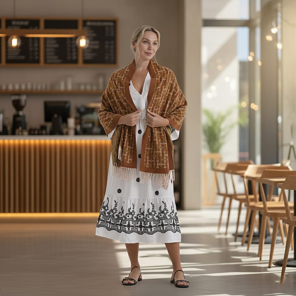 Maisi-Printed-Scarf-Size-One-Size-Yellow