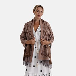 & Maisi Printed Scarf (Size - One Size) - Pink