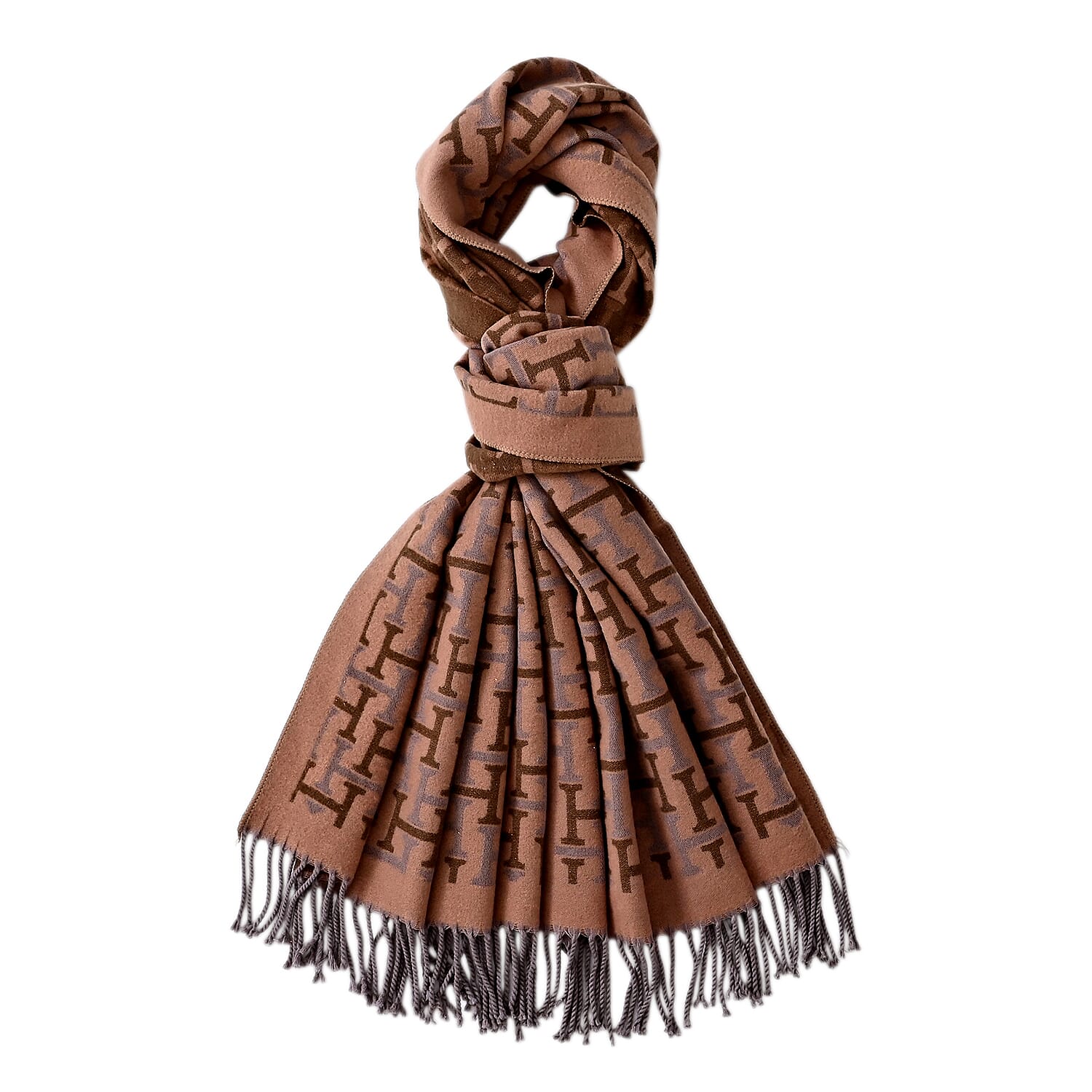 & Maisi Printed Scarf (Size - One Size) - Pink