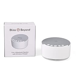 LIVMORE Bluetooth Speaker (Size 1x57 cm) - White & White