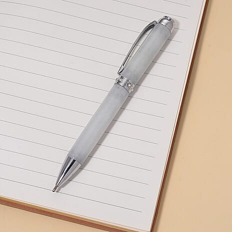 Collectors Ultra Rare Find - Exotic Type A  Jadeite Jade Pen - White