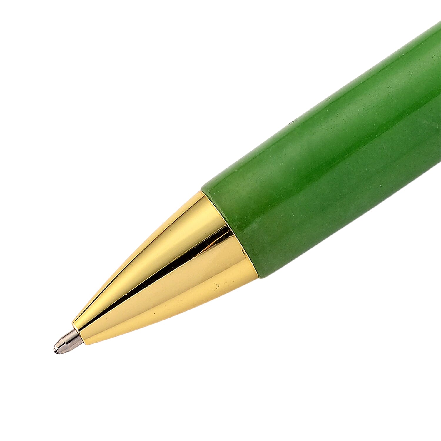 Collectors Ultra Rare Find - Exotic Type A  Jadeite Jade Pen - Green
